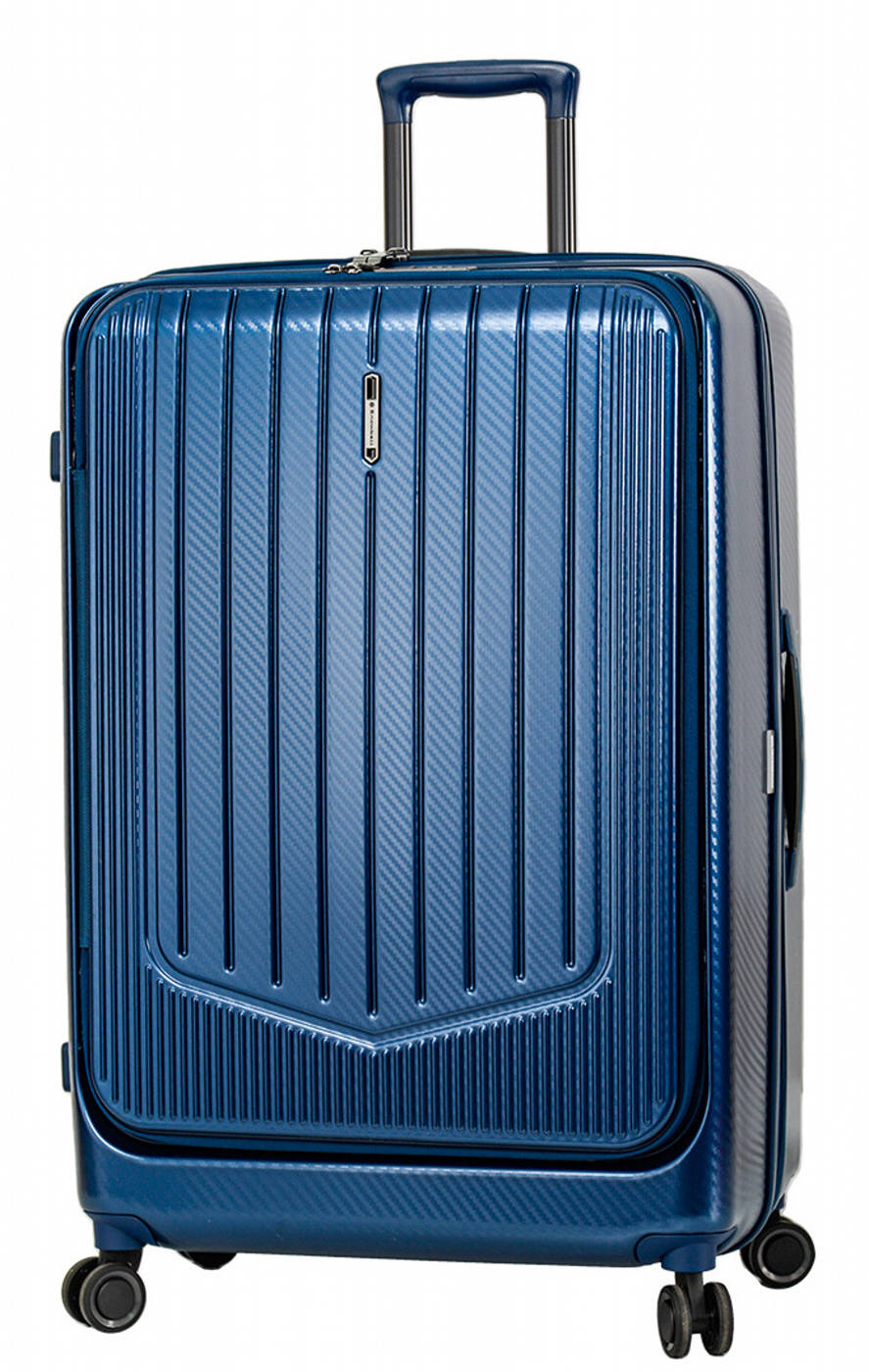 Cestovní kufr Snowball 4W L 31403-77-05 111 L modrá