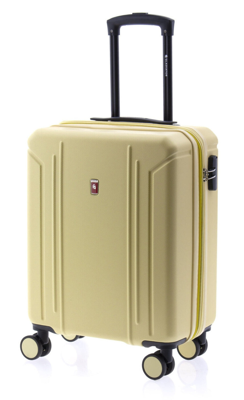 Cestovní kufr Gladiator Tropical 4W S 2910-06 36 L Žlutá
