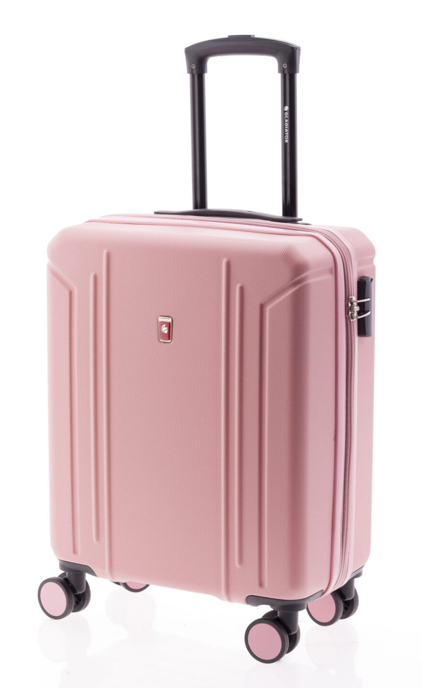 Cestovní kufr Gladiator Tropical 4W S 2910-09 36 L růžová