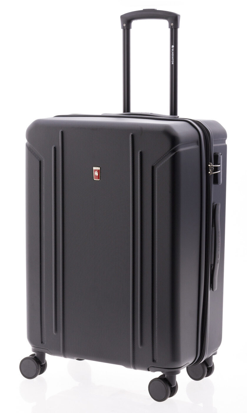 Cestovní kufr Gladiator Tropical 4W M 2911-04 72 L černá