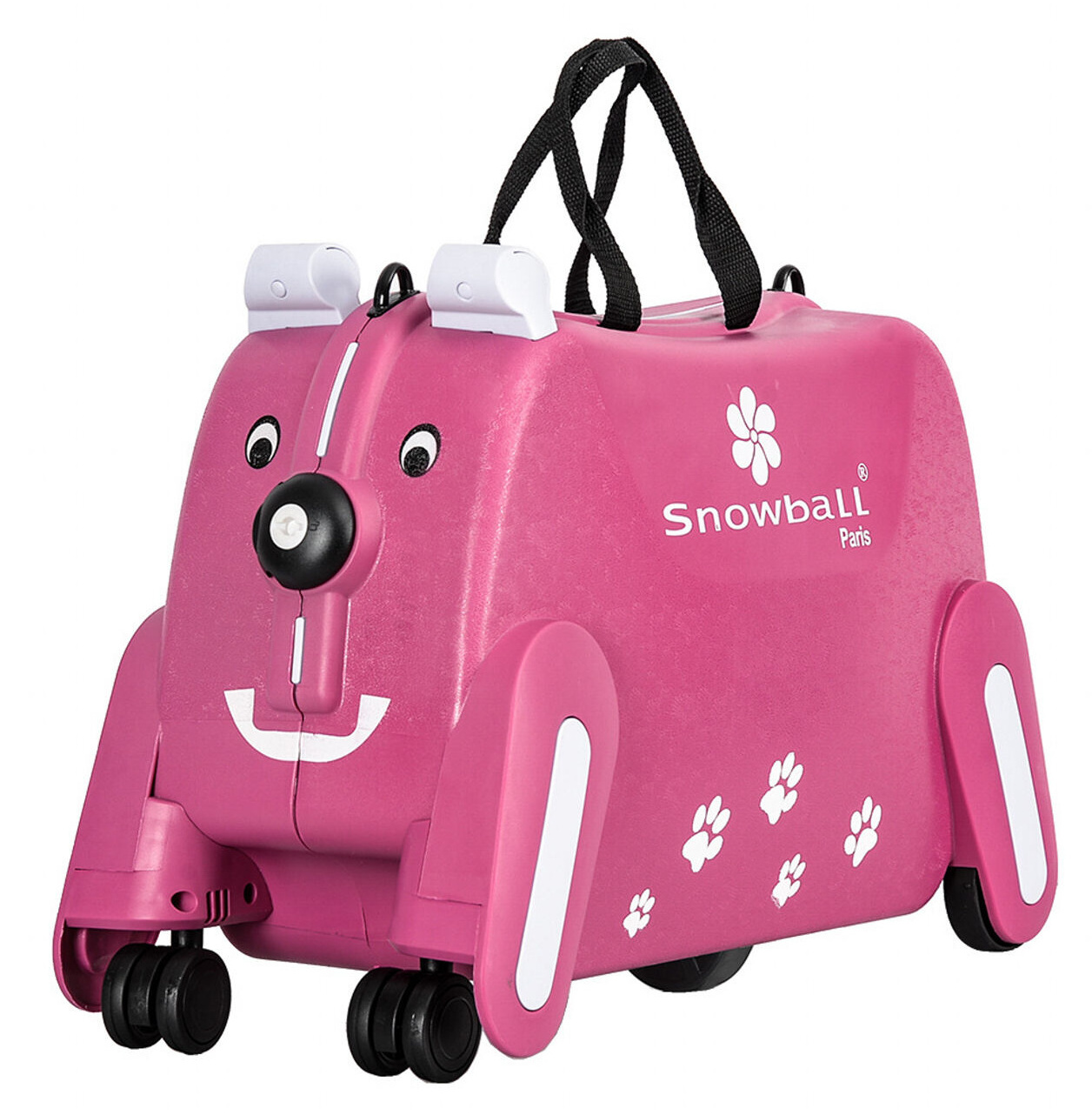 Dětský kufr Snowball DOG 73102-30 36 L růžová