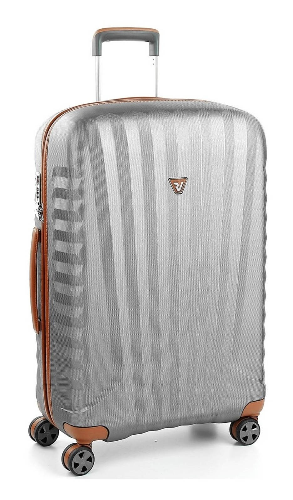 Cestovní kufr Roncato E-LITE M 5222-3445 72 L stříbrná