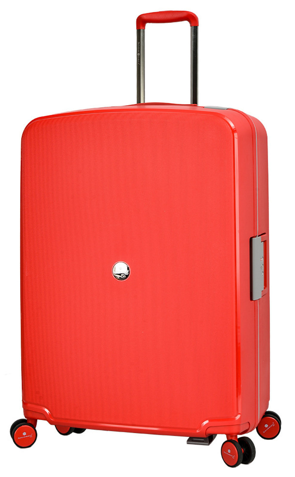 Cestovní kufr Snowball 4W L LOCK 37103-77-02 113 L červená