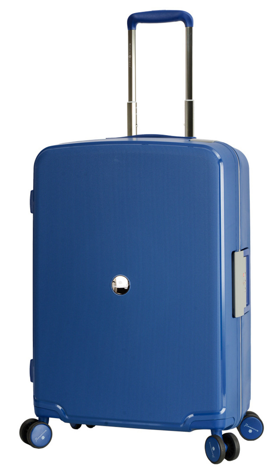 Cestovní kufr Snowball 4W M LOCK 37103-67-05 66 L modrá