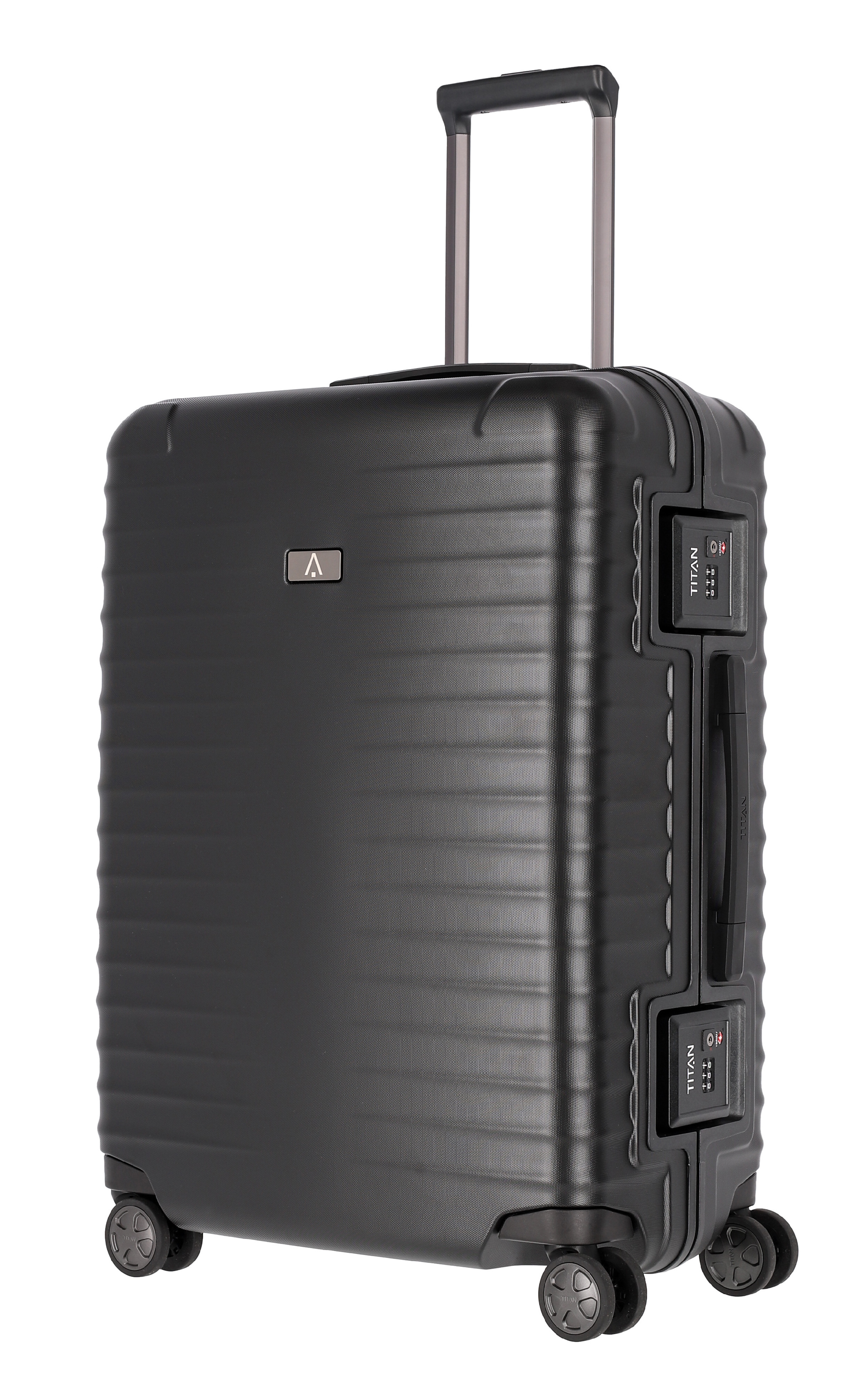 TITAN Koffermanufaktur Cestovní kufr Titan Litron Frame 4W M 700345-01 84 L černá