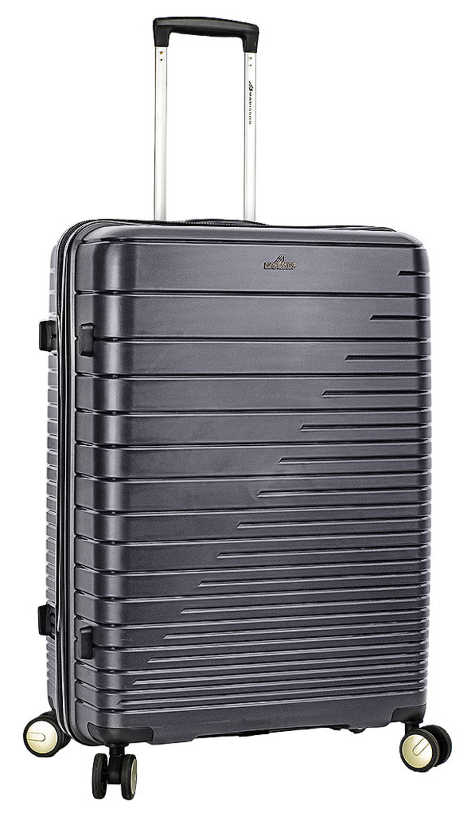 Cestovní kufr Madisson 4W PP L 33703-75-23 101 L šedá
