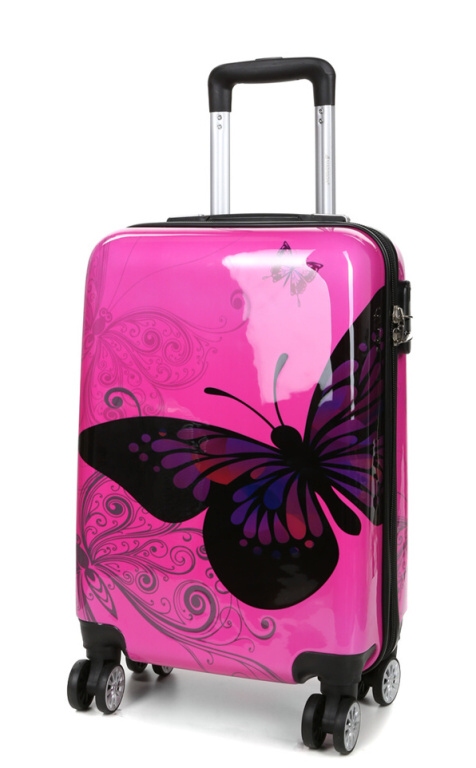 Cestovní kufr Madisson 4W FLY S 26820-50-30 34 L růžová