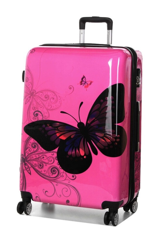 Cestovní kufr Madisson 4W FLY M 26820-60-30 65 L růžová