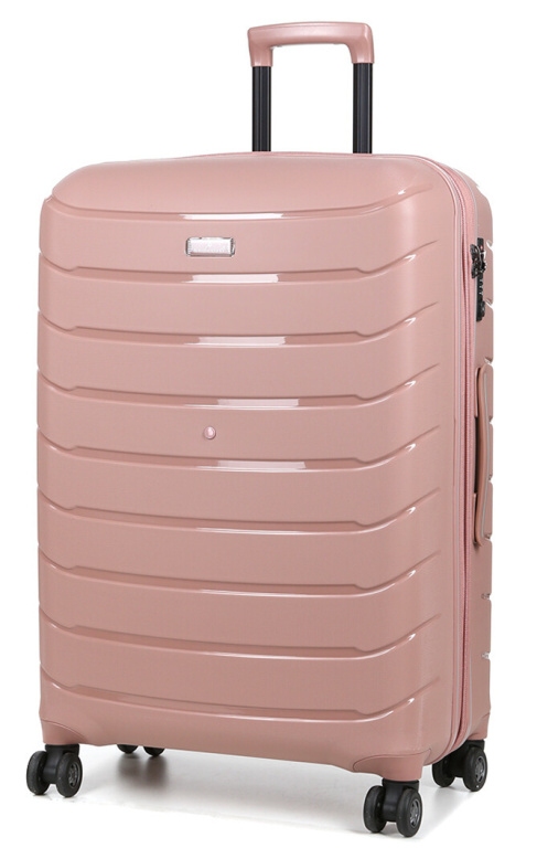 Cestovní kufr Snowball ULTRA 4W L 61303-76-25 107 L růžová
