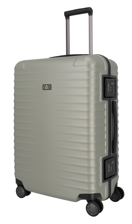 TITAN Koffermanufaktur Cestovní kufr Titan Litron Frame 4W M 700345-40 84 L šampaňská