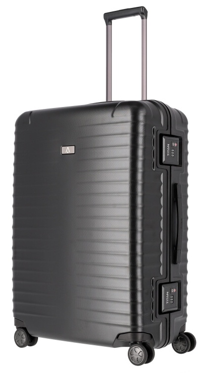 TITAN Koffermanufaktur Cestovní kufr Titan Litron Frame 4W L 700344-01 101 L černá