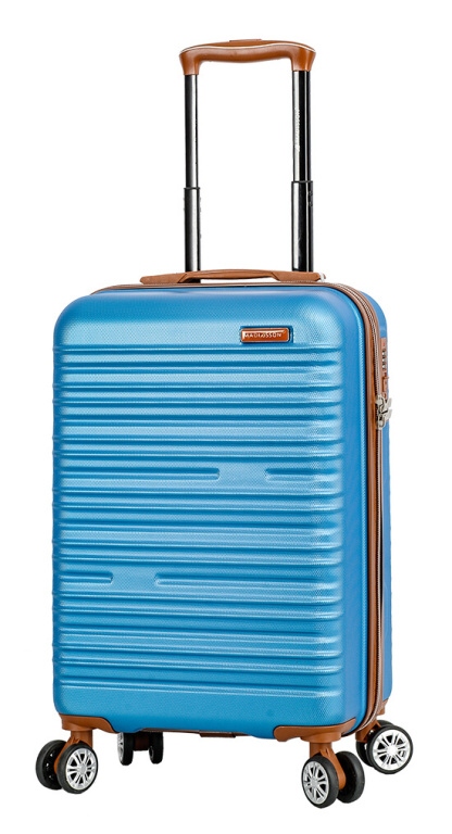 Cestovní kufr Madisson 4W S 33803-55-05 35 L modrá