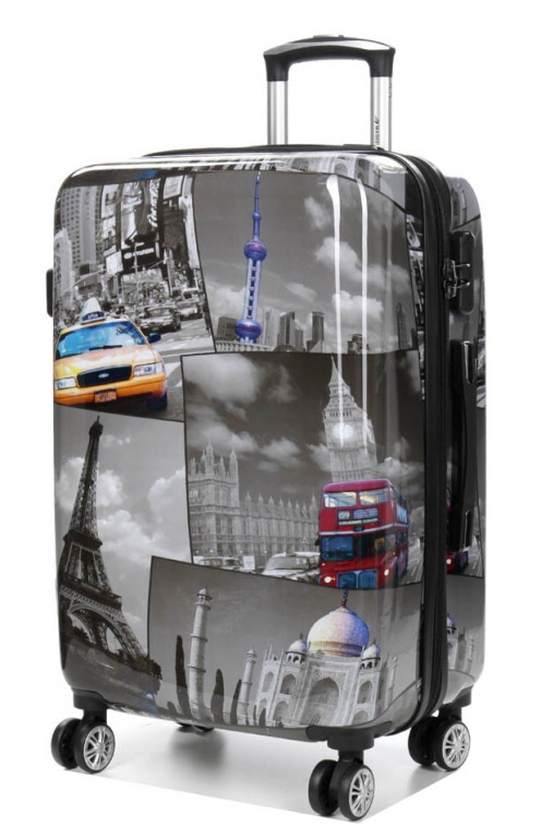 Cestovní kufr MADISSON 4W M 86820K-60-13 65 L vícebarevná