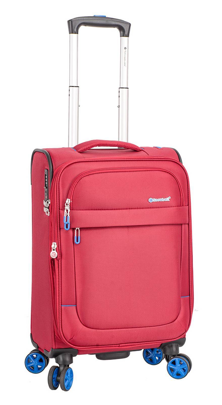 Cestovní kufr Snowball 4W S 48203-55-02 35 L červená