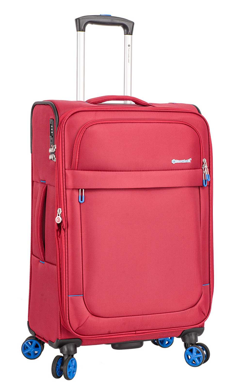 Cestovní kufr Snowball 4W M 48203-67-02 62 L červená