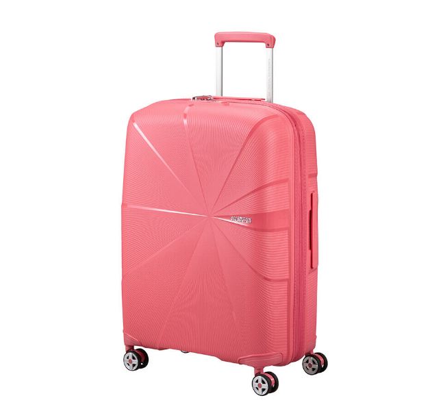 American Tourister STARVIBE SPINNER 67 EXP Sun Kissed Coral MD5003-00 70 L červená