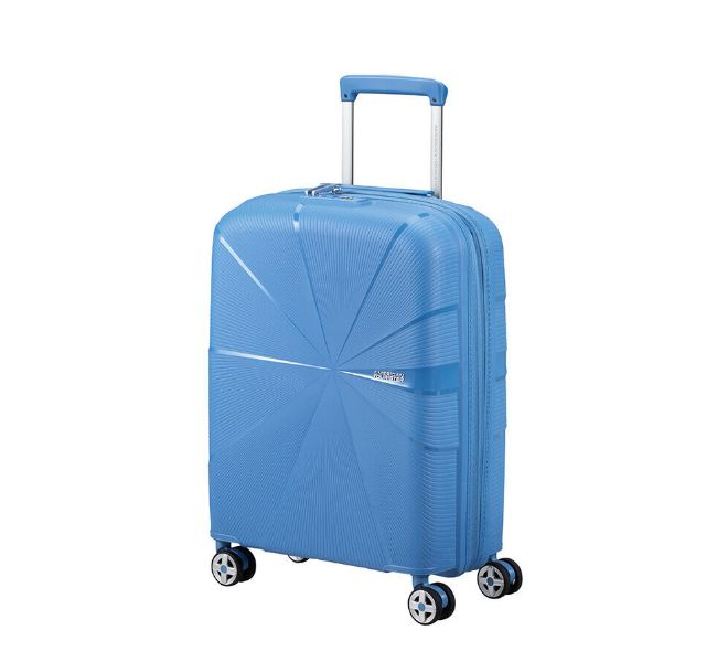 American Tourister STARVIBE SPINNER 55 EXP Tranquil Blue MD5002-01 37 L modrá