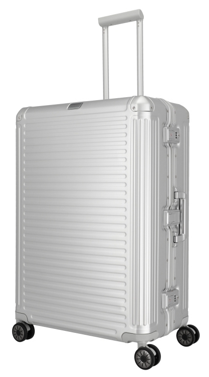 Cestovní kufr Travelite NEXT 2.0 4W L 79849-56 100 L stříbrná