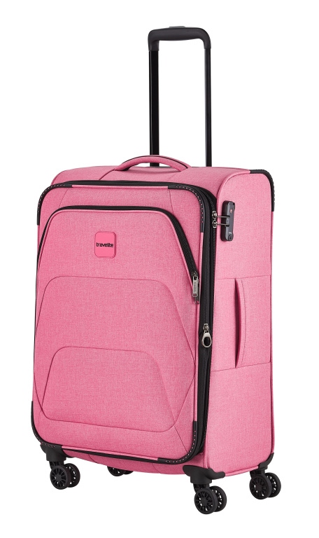 Cestovní kufr Travelite ADRIA M 80248-14 60 L růžová