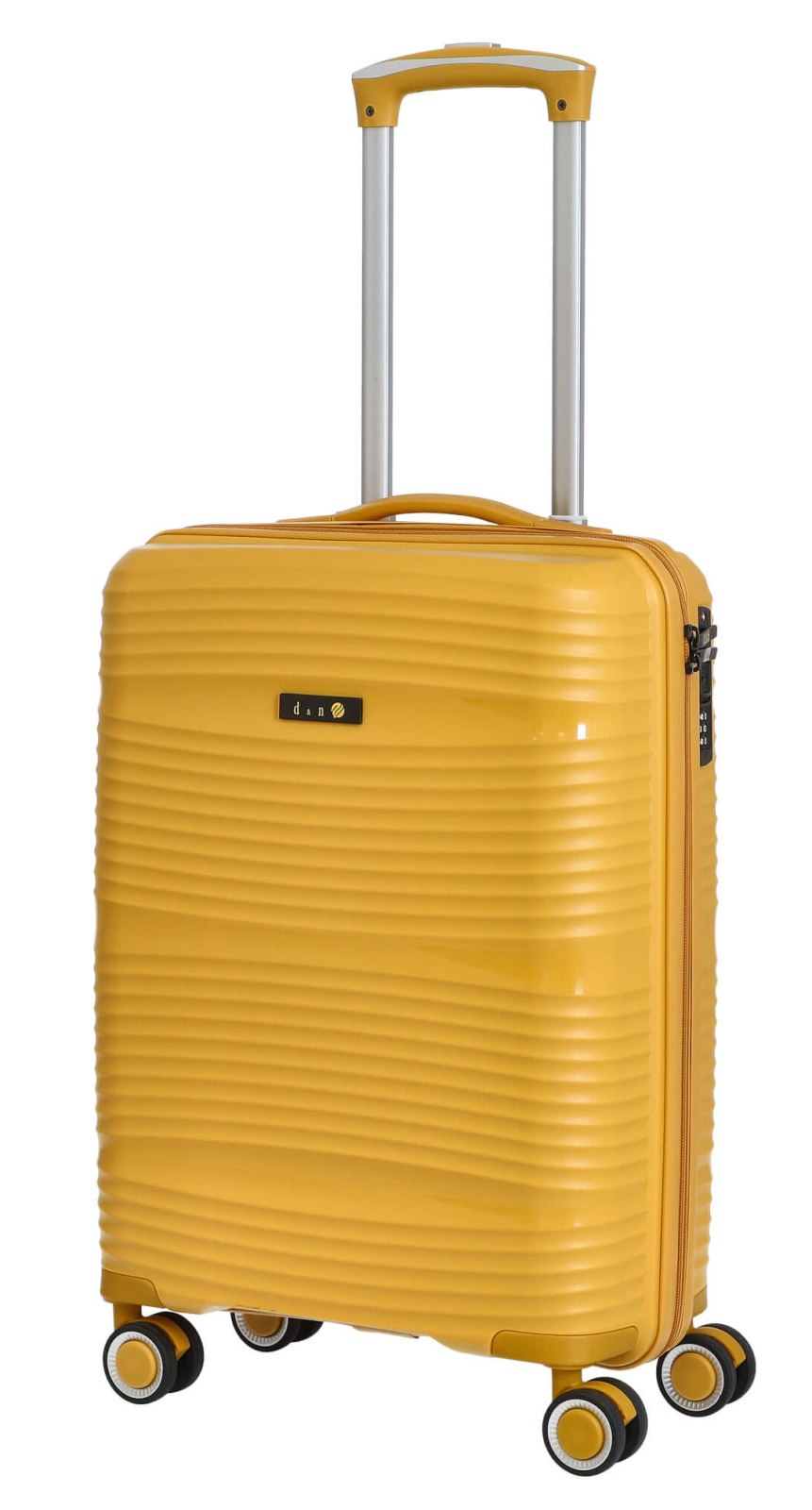 Cestovní kufr d&n 4W S Flexibel 4250-07 36 L Žlutá