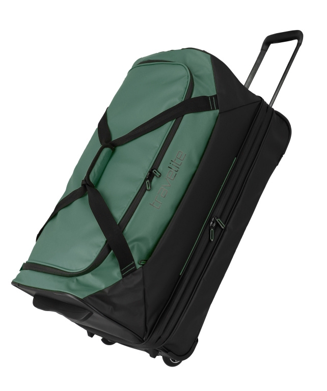 Cestovní taška na kolečkách Travelite Basics EXP 96284-80 98 L zelená