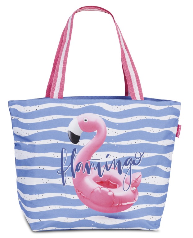 Plážová taška Fabrizio Flamingo 50427-4622 31 L modrá