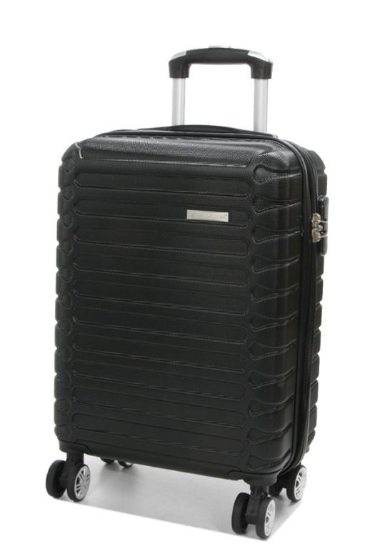 Cestovní kufr MADISSON Stripes 4W ABS S 38303-54-01 34 L černá