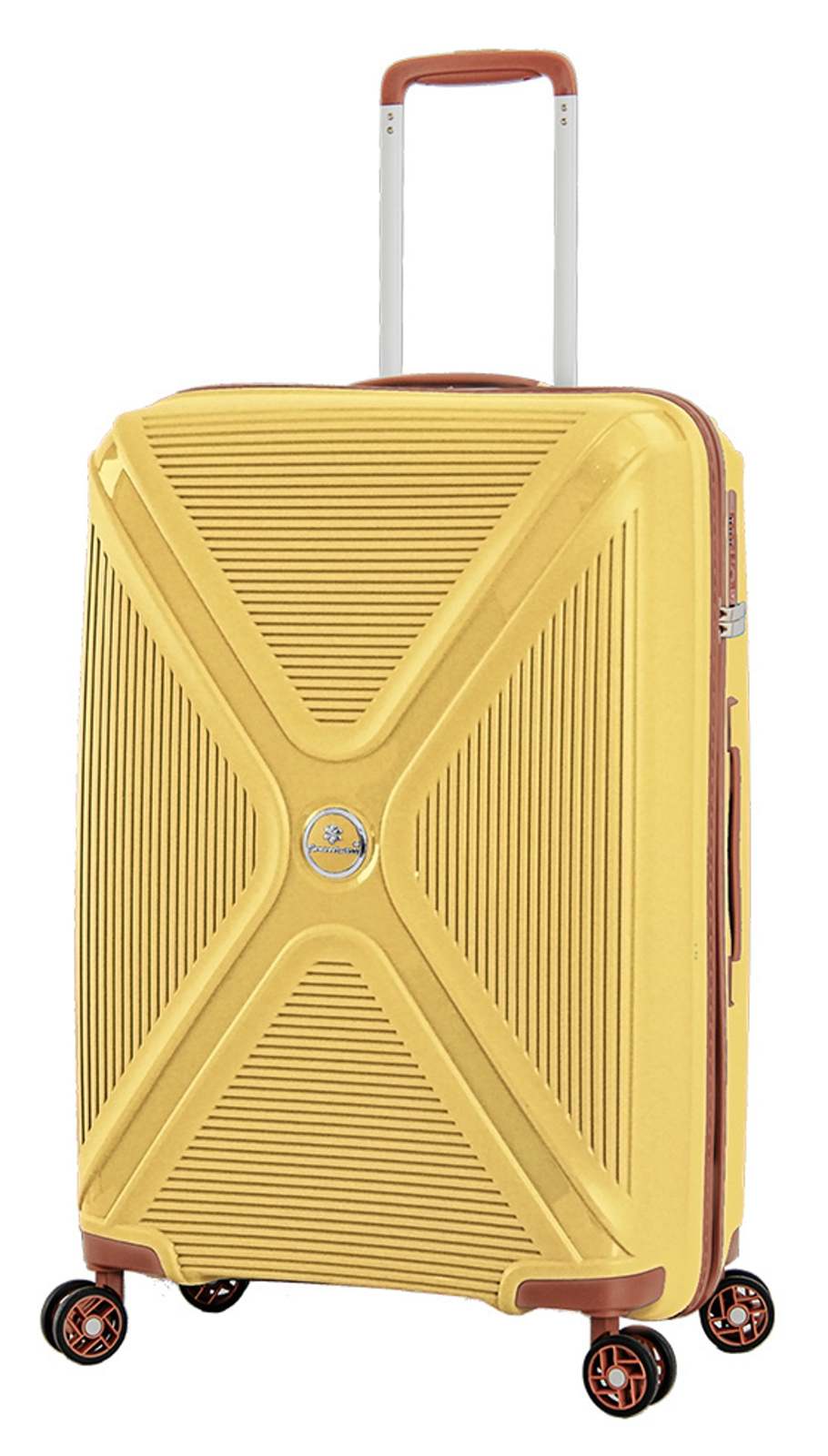 Cestovní kufr Snowball PP 4W M DOXX 84803-66-37 68 L Žlutá