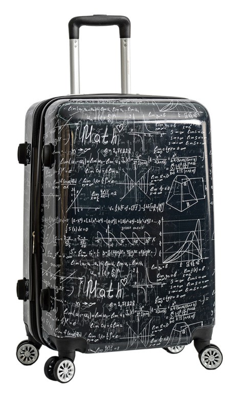 Cestovní kufr MADISSON 4W ABS M 36820H-66-00 60 L černá