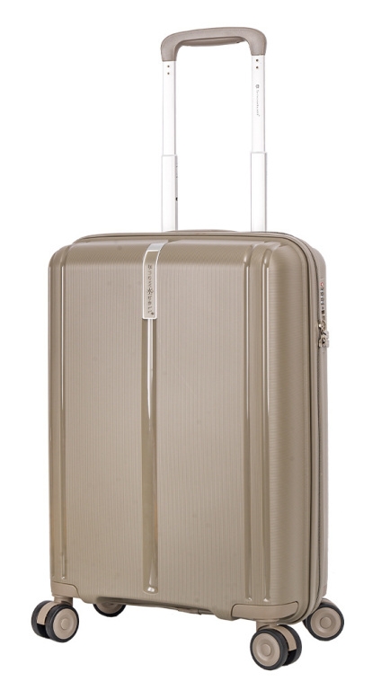 Cestovní kufr Snowball Vaka 4W S 32103-54-28 40 L šampaňská