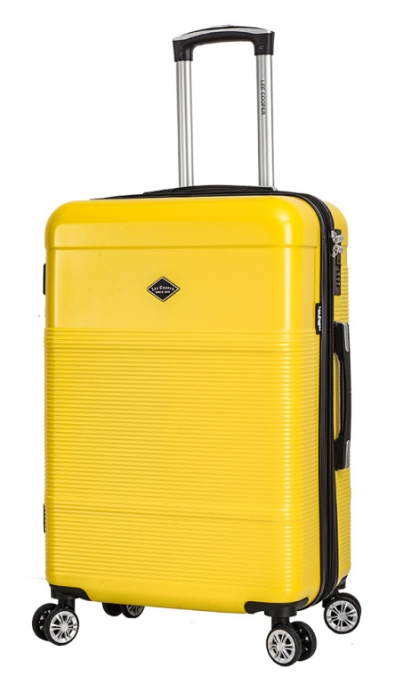 Cestovní kufr Lee Cooper PC M LC32203-67-37 60 L Žlutá