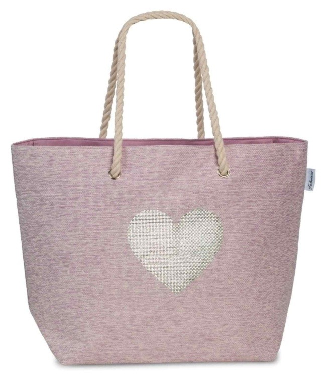 Dámská taška Fabrizio Heart 55210-5735 27 L růžová