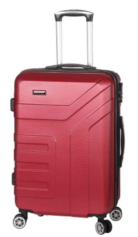 Cestovní kufr MADISSON 4W ABS M S87104-69-02 64 L červená