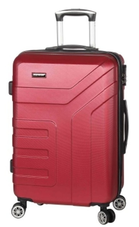 Cestovní kufr MADISSON 4W ABS L S87104-79-02 100 L červená