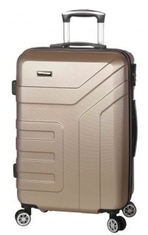 Cestovní kufr MADISSON 4W ABS L S87104-79-28 100 L šampaňská