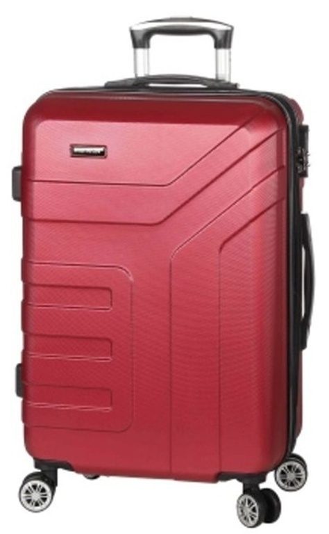 Cestovní kufr MADISSON 4W ABS XL S87104-86-02 144 L červená