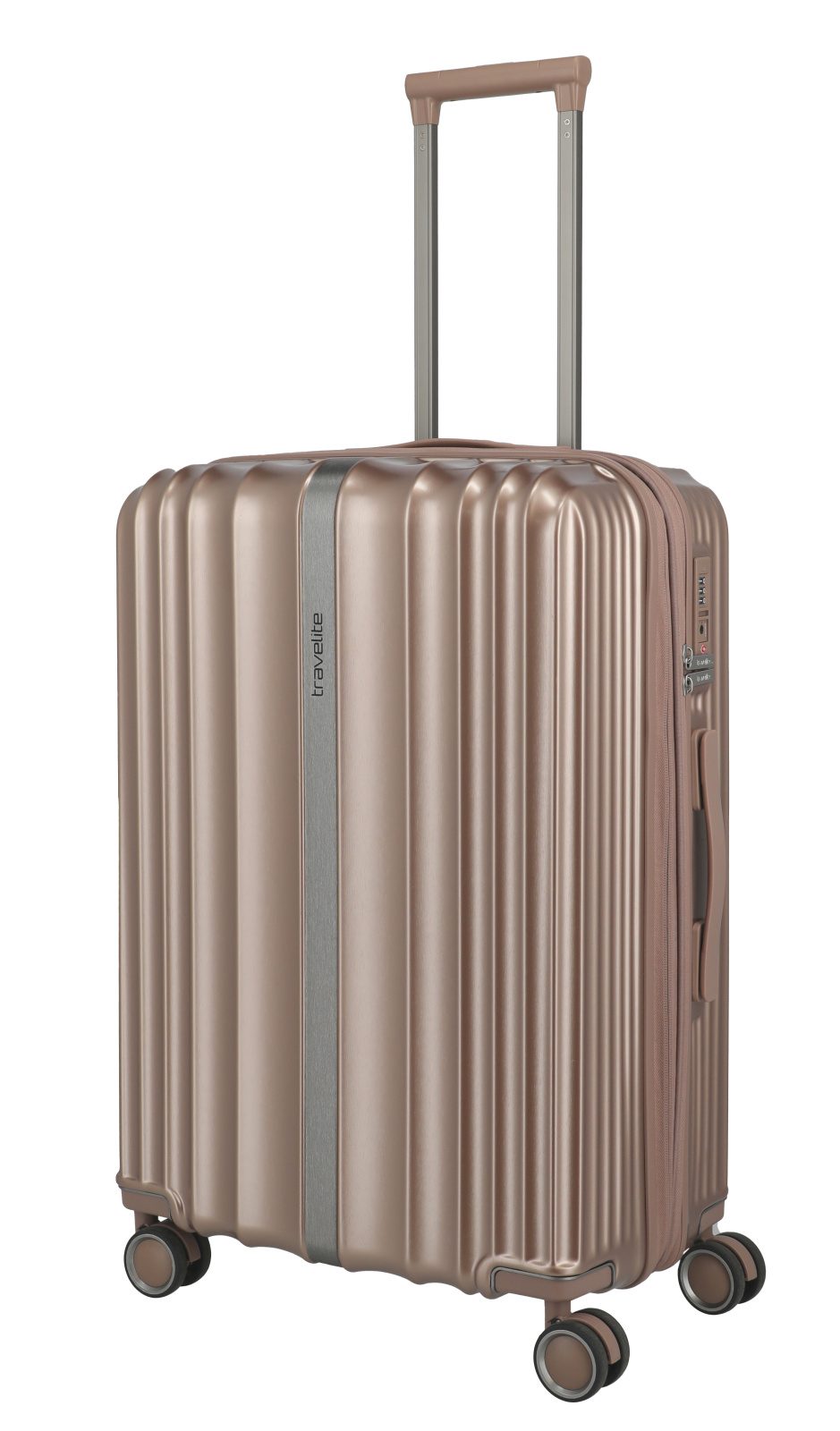 Cestovní kufr Travelite Paros 4W M 76748-60 63 L hnědá