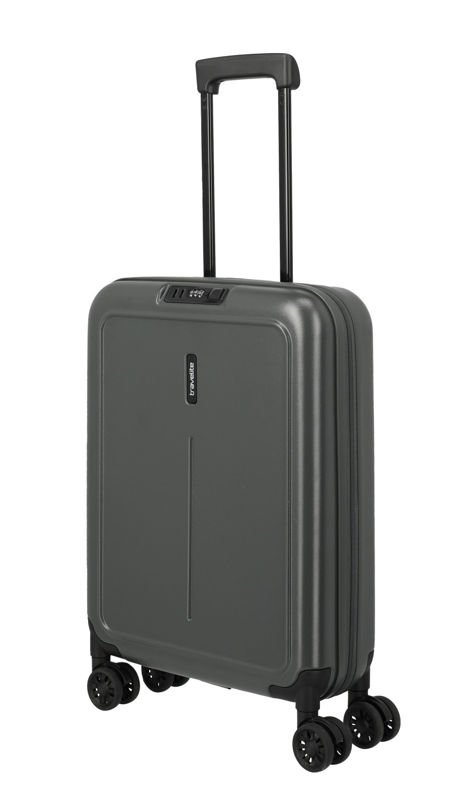 Cestovní kufr Travelite Basics 4W S skládací 70547-04 26 L antracitová