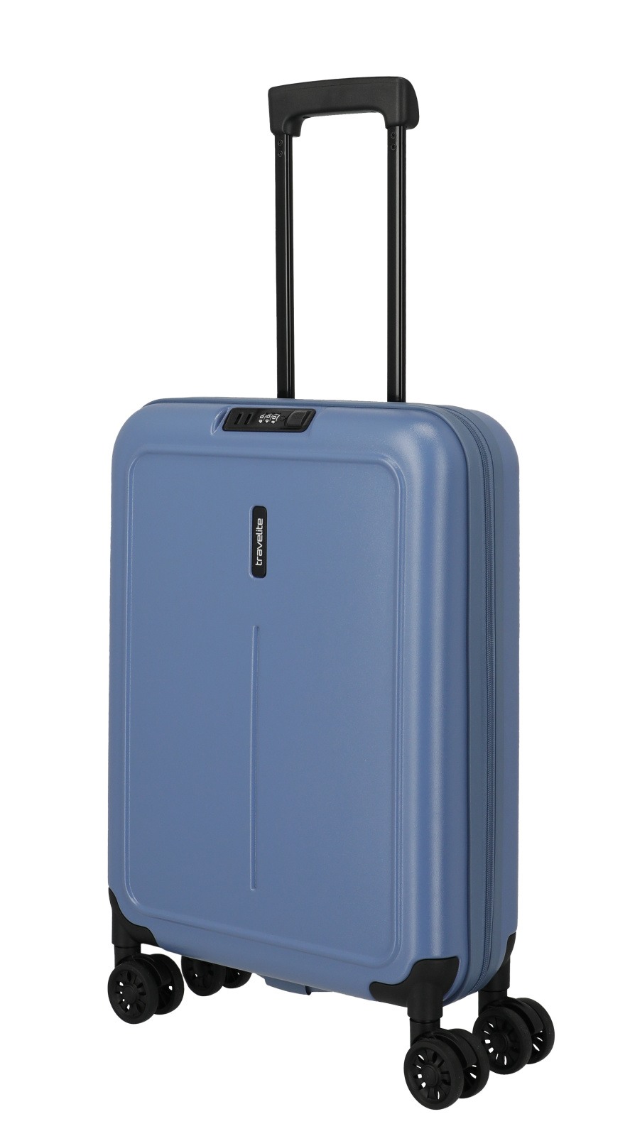 Cestovní kufr Travelite Basics 4W S skládací 70547-25 26 L modrá