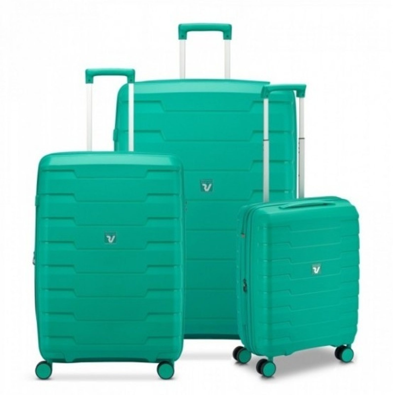 Cestovní kufry set 3ks Roncato Skyline 2.0 S,M,L 418250-07 225 L zelená