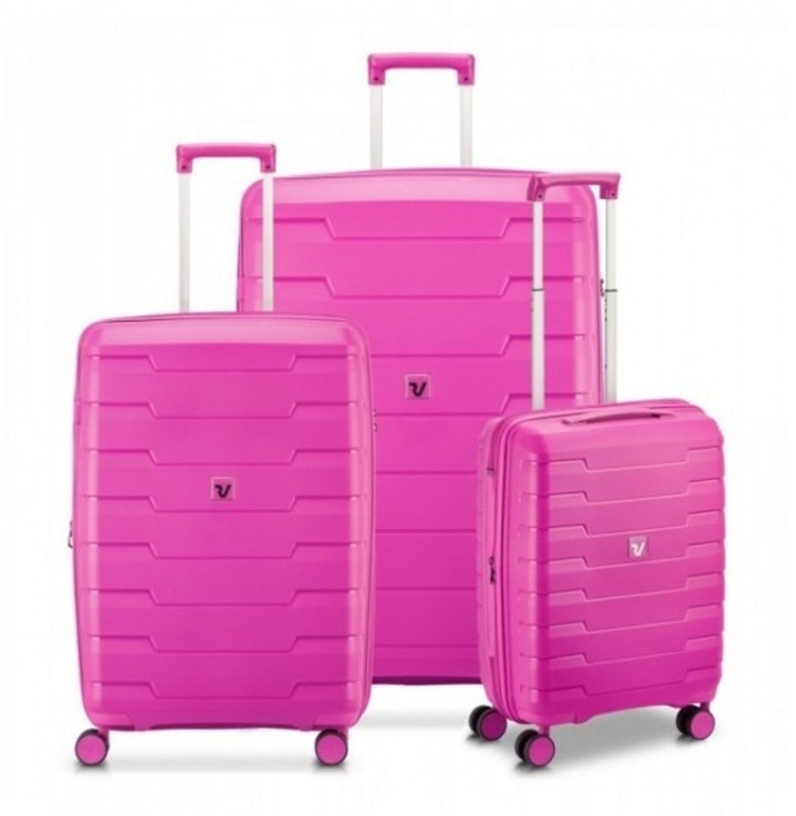 Cestovní kufry set 3ks Roncato Skyline 2.0 S,M,L 418250-39 225 L růžová