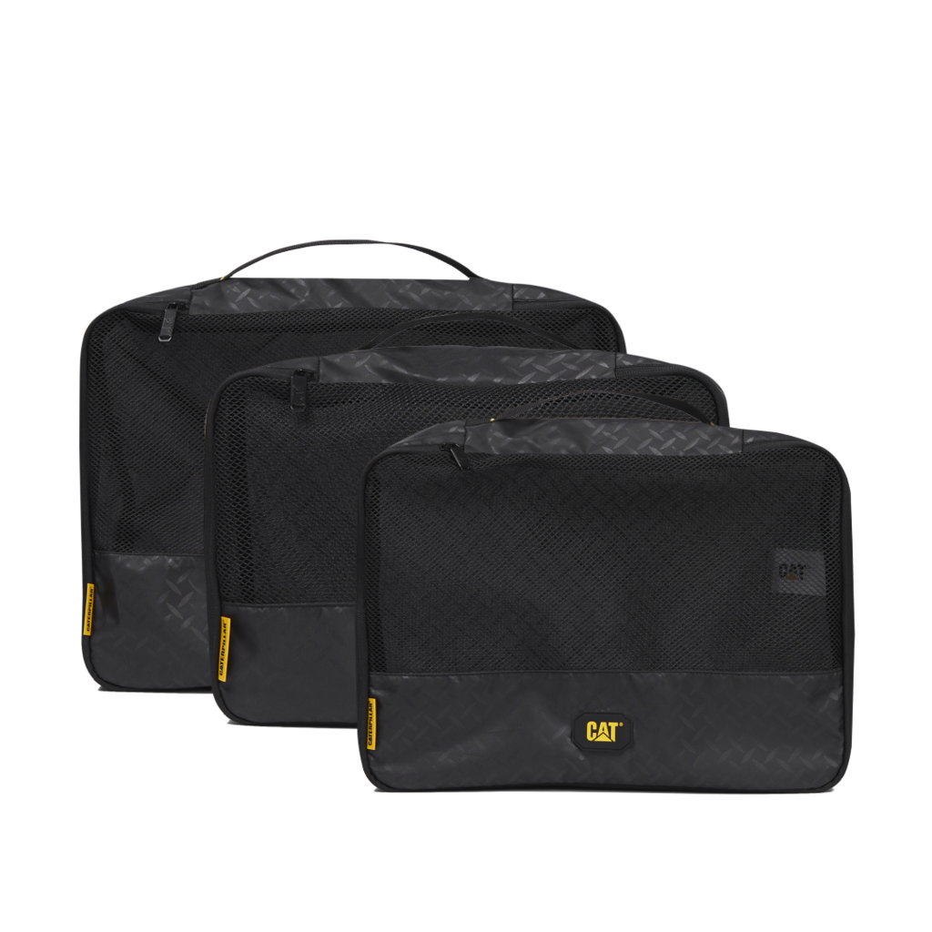 Caterpillar CAT sada cestovních organizérů Cargo Voyager, 3ks - černý