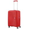 174880 23 cestovni kufr american tourister sound box m exp cervena