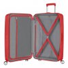 174880 14 cestovni kufr american tourister sound box m exp cervena