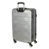 163795 17 cestovni kufr march bumper l silver