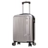 173698 5 cestovni kufr snowball 4w abs s stribrna