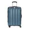 191659 8 cestovni kufr travelite corner 4w m petrolejova