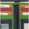 Černá peněženka carraro multicolour 839-MU-01 - druhý obrázek