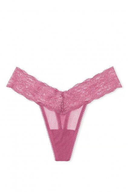 Tanga Victorias Secret Floral Lace pink romance