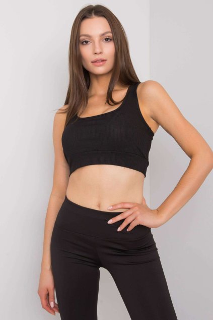 Crop top Finn černý